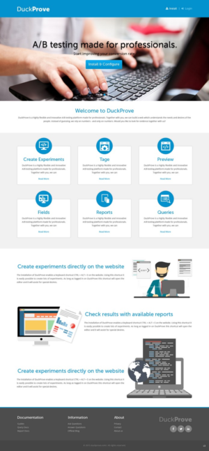 Web Design by pb for DuckProve | Design: #8524523