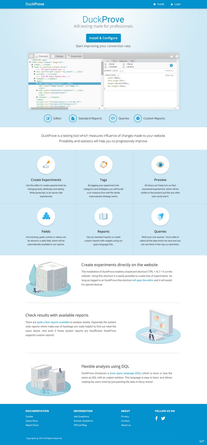 Web Design by pb for DuckProve | Design #8524525