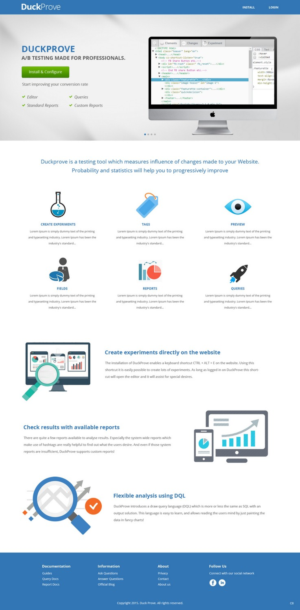 Web Design by pb for DuckProve | Design: #8533499