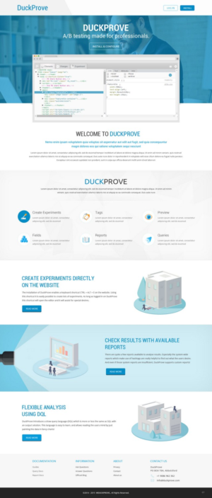 Web Design by pb for DuckProve | Design: #8533504