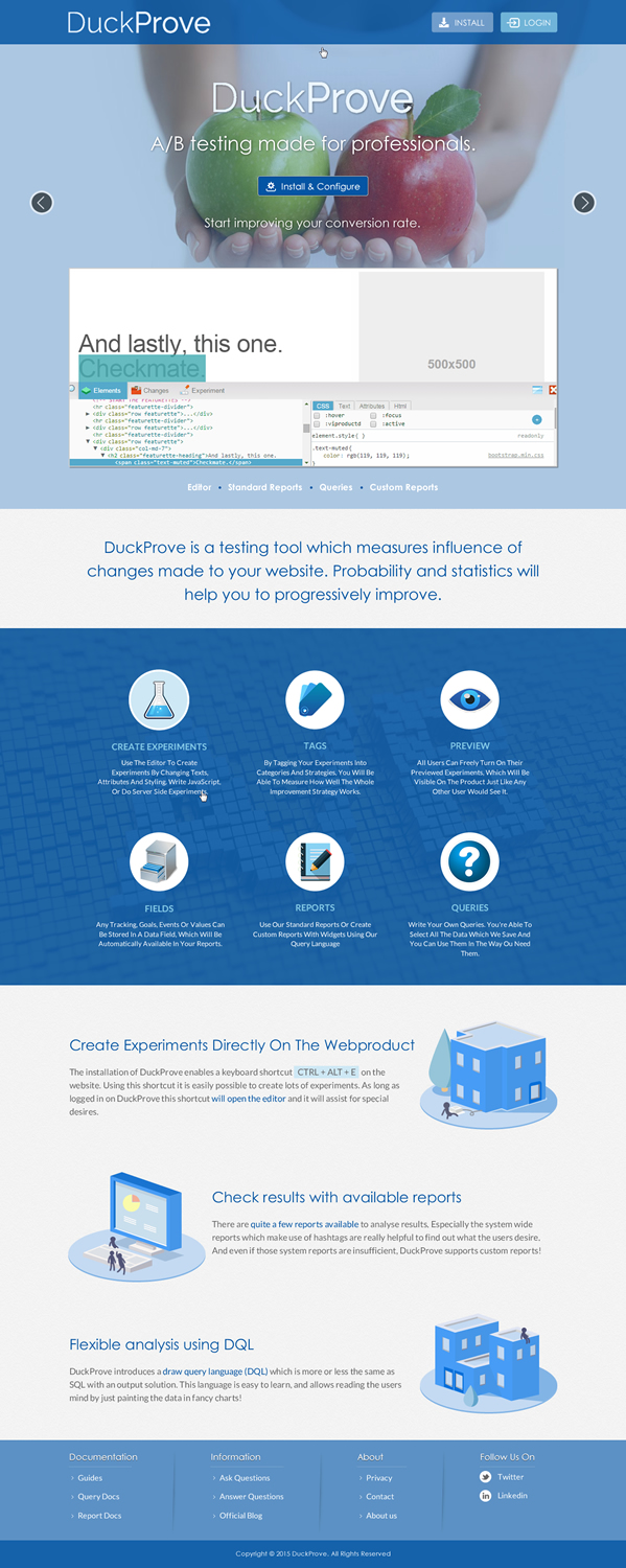 Web Design by Sbss for DuckProve | Design #8521031