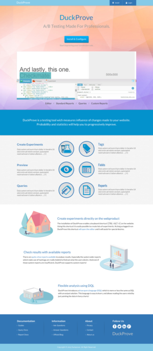 Web Design by Sbss for DuckProve | Design: #8521035
