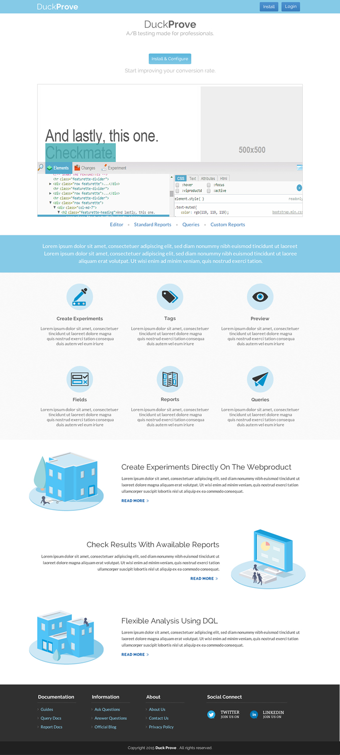 Web Design by Sbss for DuckProve | Design #8522173
