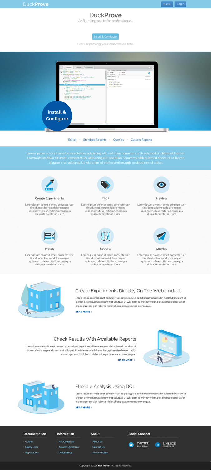 Web Design by Sbss for DuckProve | Design #8522174