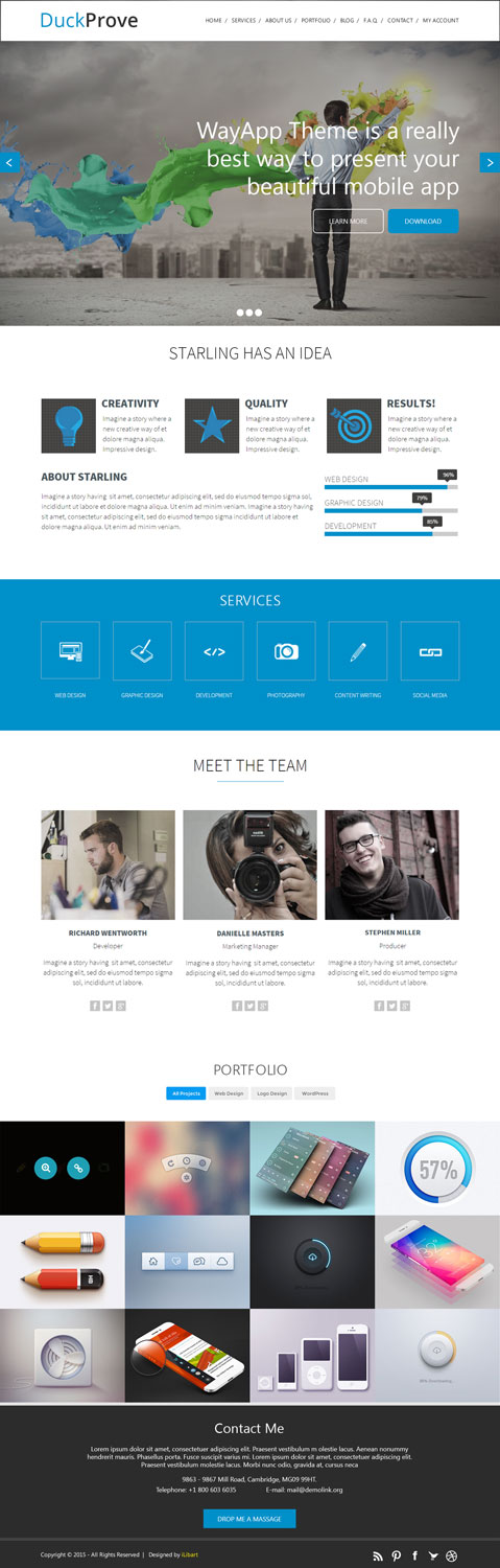 Web Design by iLibart for DuckProve | Design #8521107