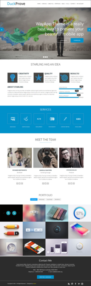 Web Design by iLibart for DuckProve | Design #8521107