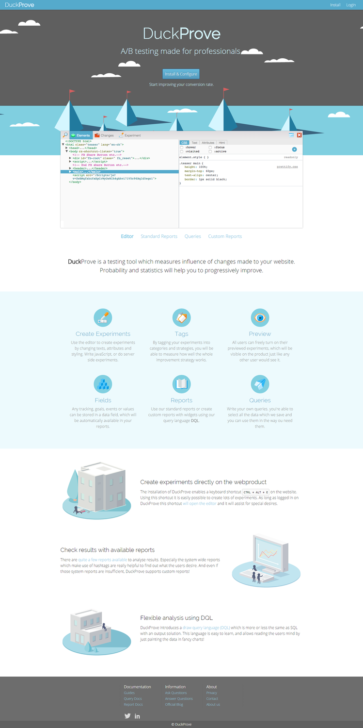 Web Design by killianf for DuckProve | Design #9167142