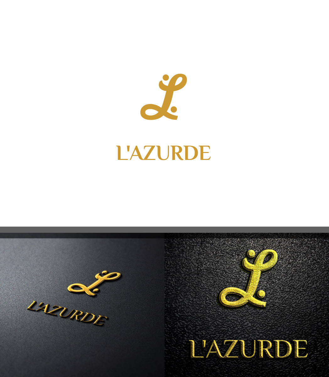 Logo Design by jenggot_merah_ for L'azurde | Design #8520523