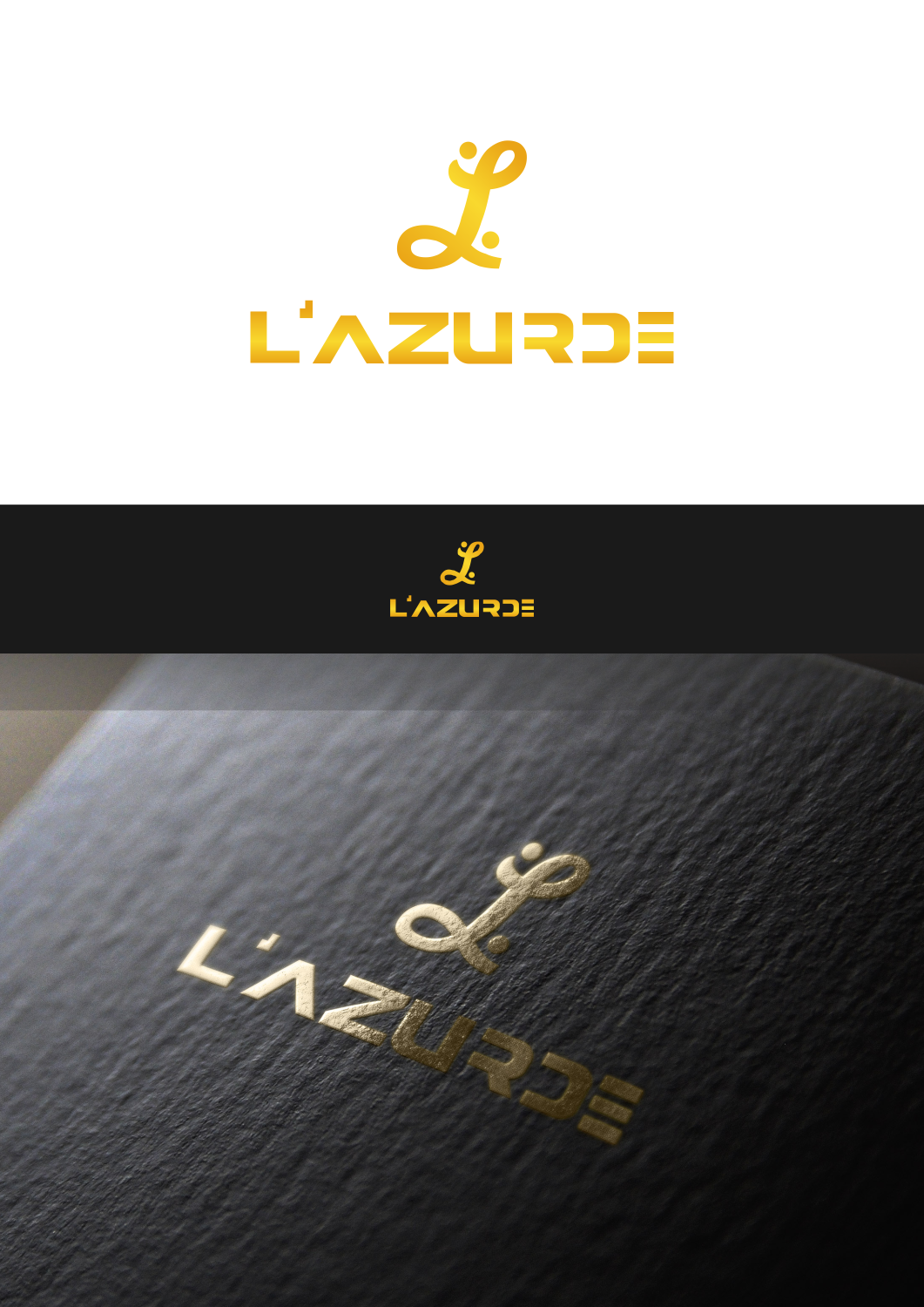 Logo Design by jenggot_merah_ for L'azurde | Design #9468618