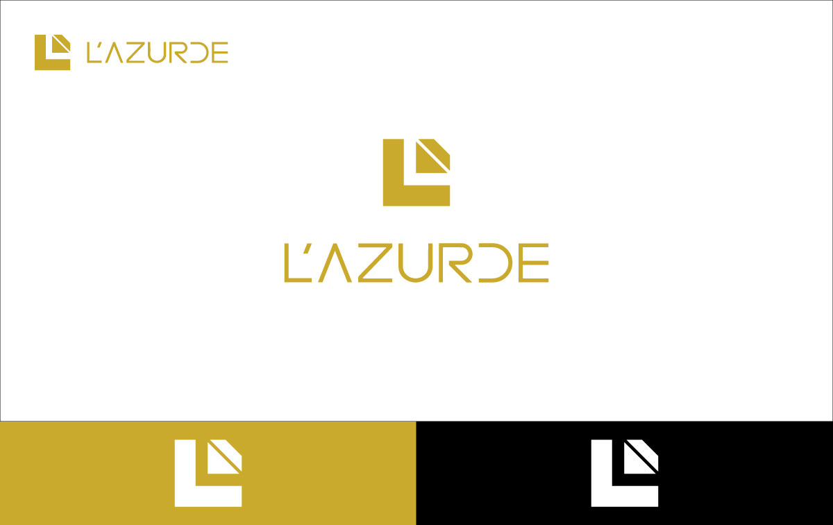 Logo Design by Radu Borzea for L'azurde | Design #8519521