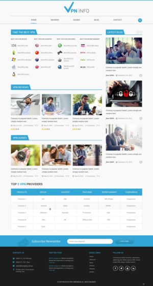Diseño Wordpress por pb para TwistedFingers Ltd. | Diseño: #9846940