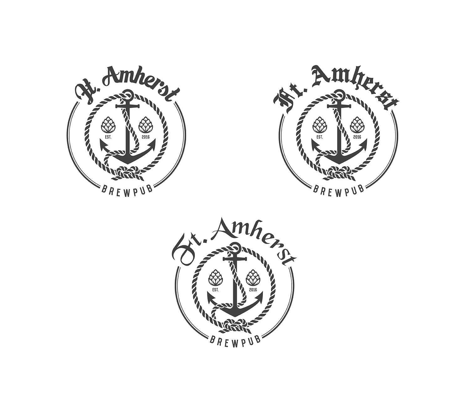 Logo Design by RoundYellow for Ft. Amherst Brewpub | Design #8524937