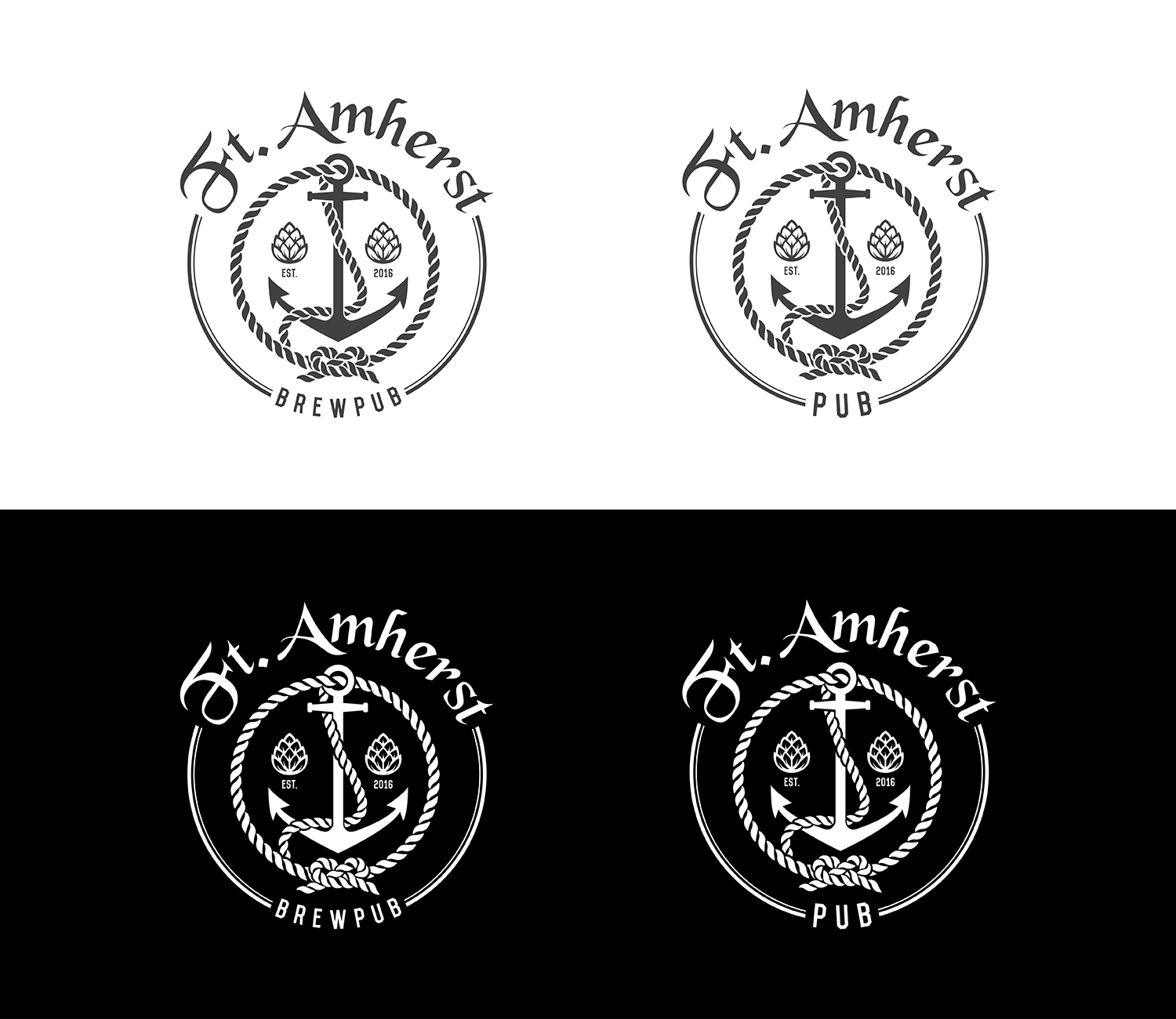 Logo Design by RoundYellow for Ft. Amherst Brewpub | Design: #8526016