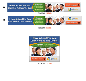 Banner Ad Design by Heru Purwanto for Gateskip llc | Design #2041087
