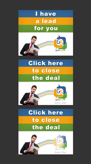 Banner Ad Design by Young Creations for Gateskip llc | Design: #2009595