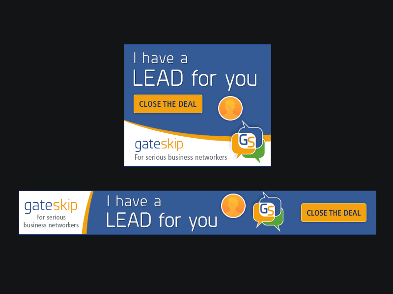 Banner Ad Design by yadunath for Gateskip llc | Design #1996239