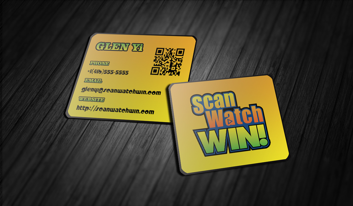 Business Card Design by Cyanide Design for Scan Watch Win! Ltd. | Design #2019359