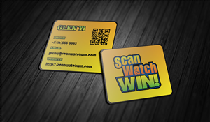 Diseño de Tarjeta de Presentación por Cyanide Design para Scan Watch Win! Ltd. | Diseño: #2019359