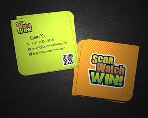 Business Card Design by Beya for Scan Watch Win! Ltd. | Design #2008264