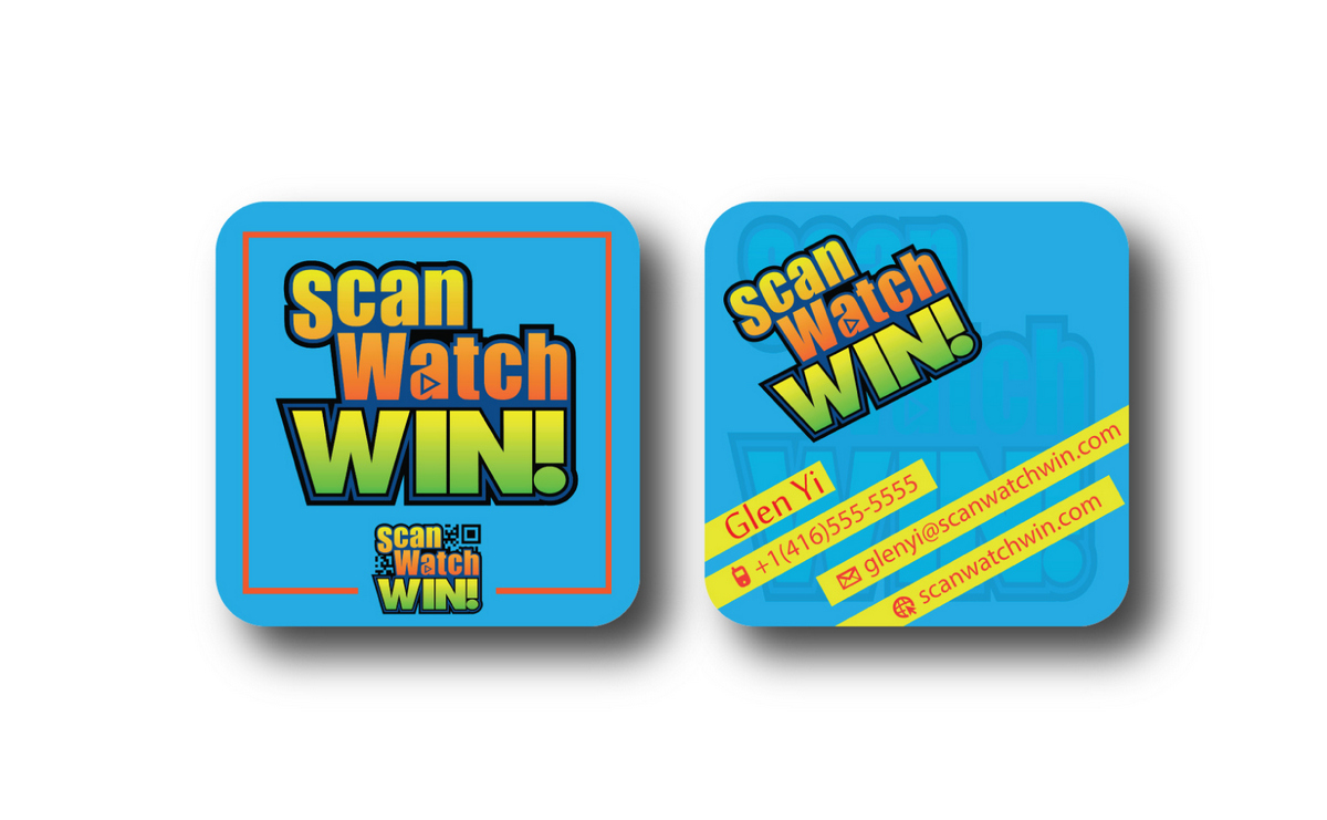 Diseño de Tarjeta de Presentación por Maruff para Scan Watch Win! Ltd. | Diseño #2021807