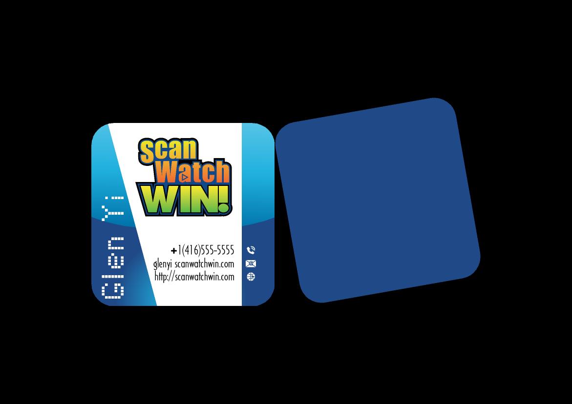 Diseño de Tarjeta de Presentación por cakalie para Scan Watch Win! Ltd. | Diseño #2018211