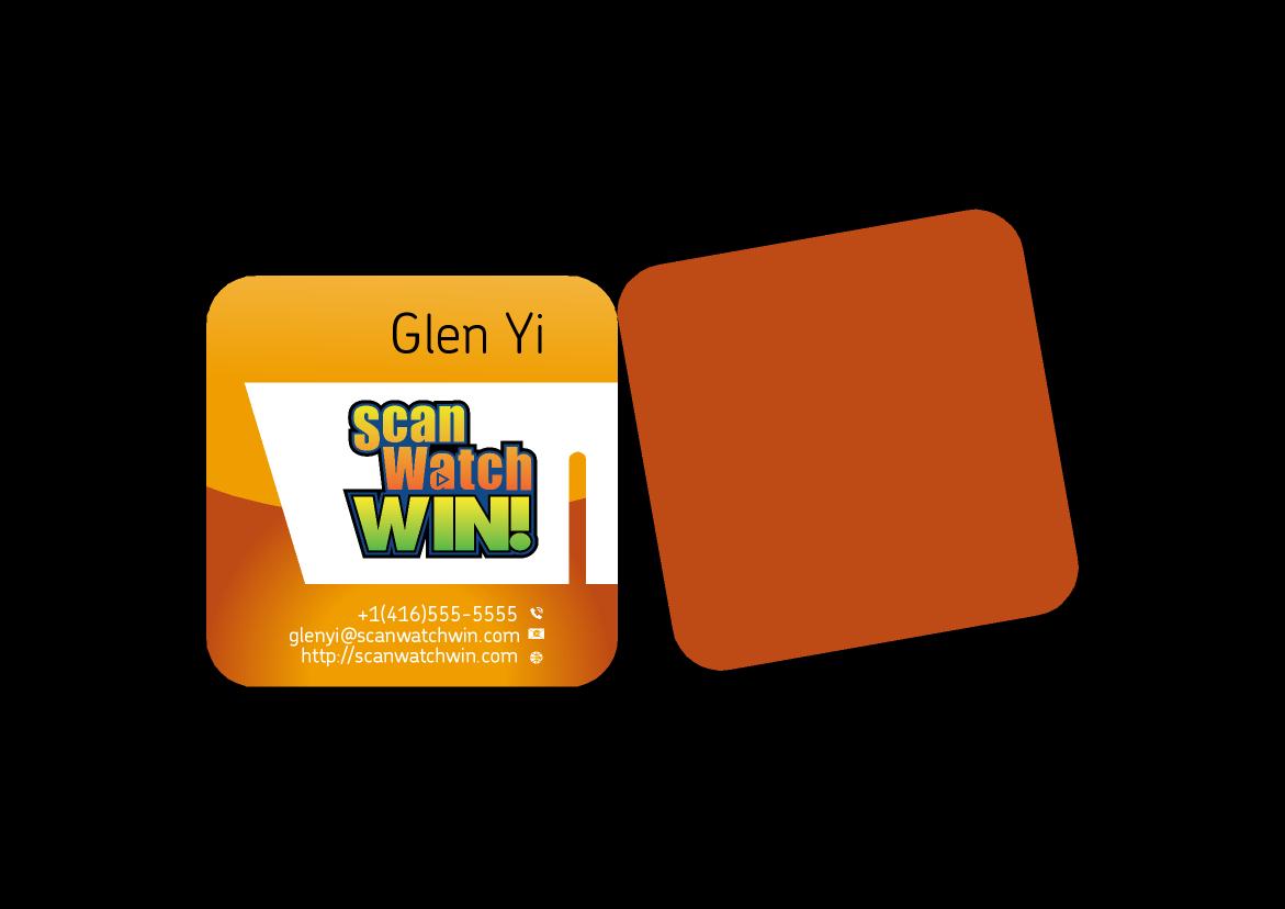 Diseño de Tarjeta de Presentación por cakalie para Scan Watch Win! Ltd. | Diseño #2018215