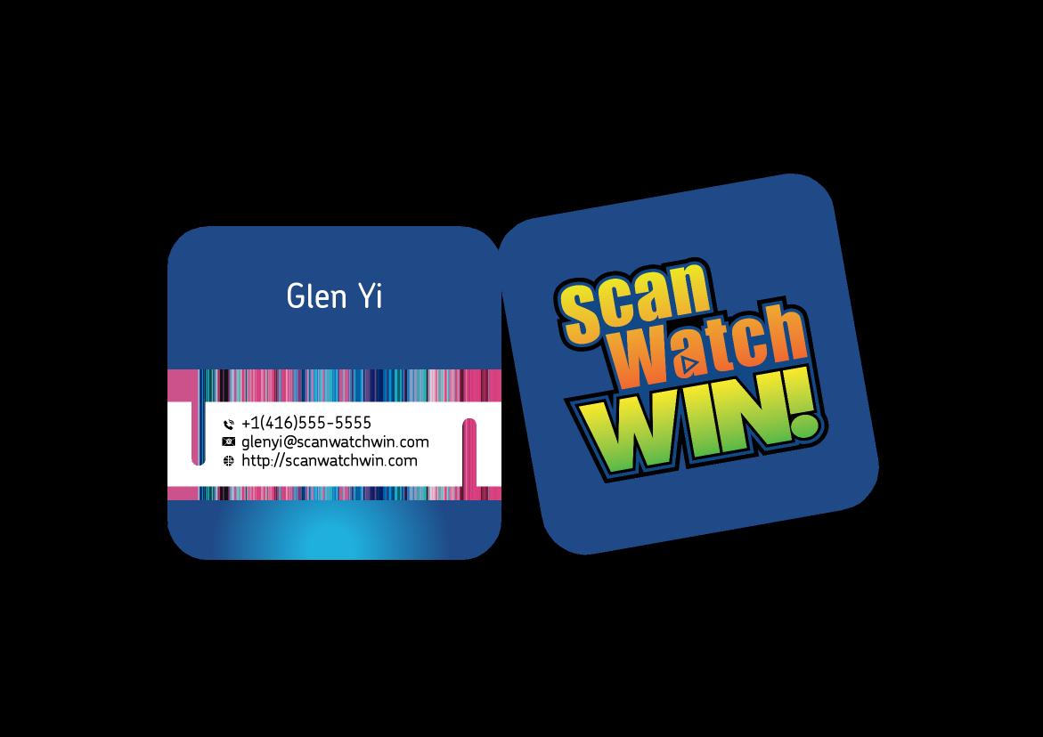 Business Card Design by cakalie for Scan Watch Win! Ltd. | Design #2018220