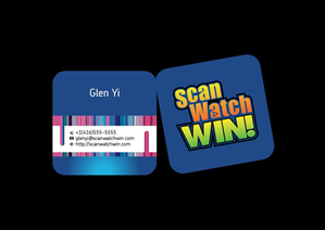 Diseño de Tarjeta de Presentación por cakalie para Scan Watch Win! Ltd. | Diseño: #2018220
