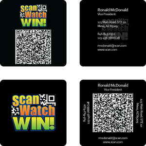 Diseño de Tarjeta de Presentación por TedAtkinson para Scan Watch Win! Ltd. | Diseño: #1995120