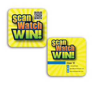 Diseño de Tarjeta de Presentación por dcruzcreative advertising para Scan Watch Win! Ltd. | Diseño: #2032172