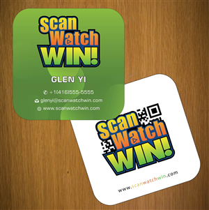 Business Card Design by Sbss for Scan Watch Win! Ltd. | Design: #1996419