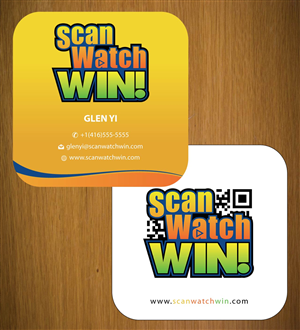 Business Card Design by Sbss for Scan Watch Win! Ltd. | Design: #1996432