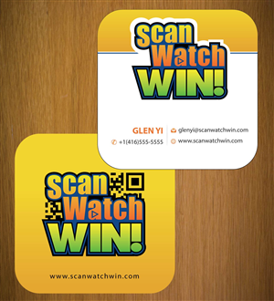 Business Card Design by Sbss for Scan Watch Win! Ltd. | Design: #1996556