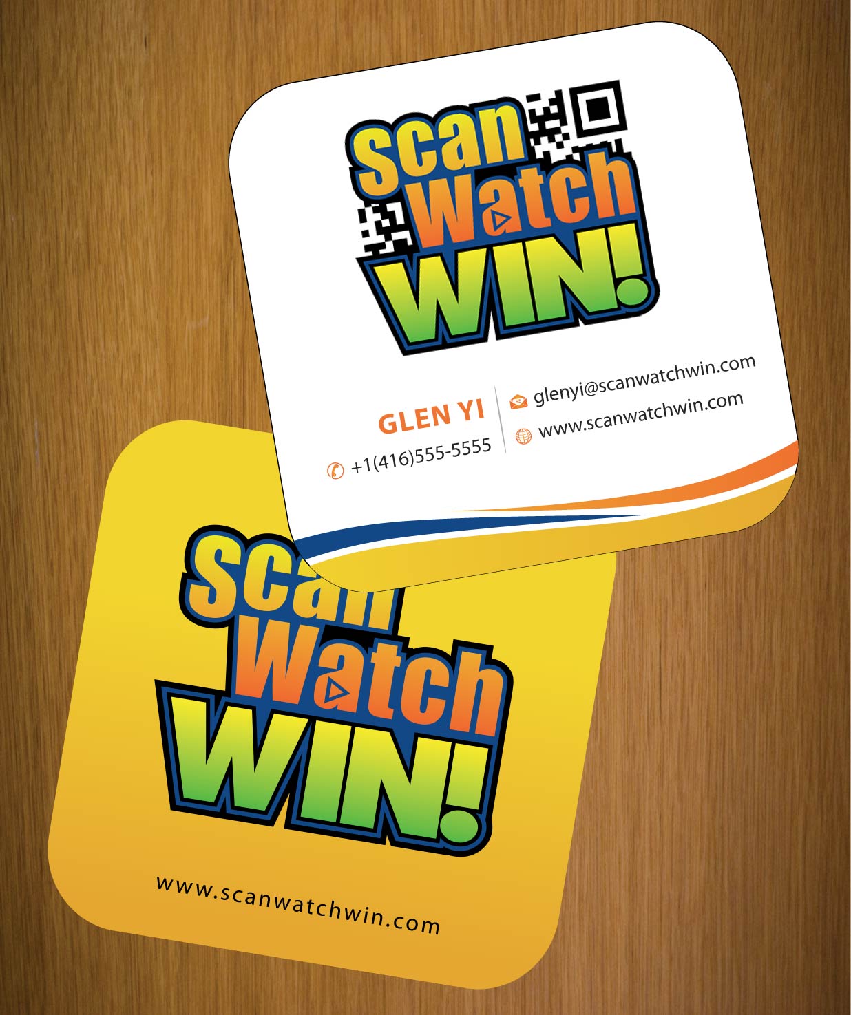 Diseño de Tarjeta de Presentación por Sbss para Scan Watch Win! Ltd. | Diseño #1996563