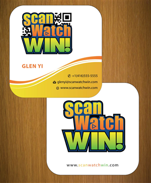 Business Card Design by Sbss for Scan Watch Win! Ltd. | Design: #1996870