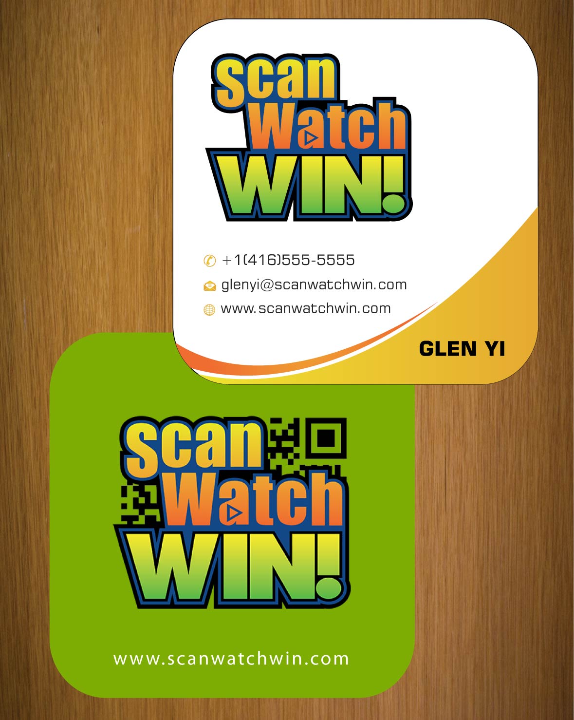 Diseño de Tarjeta de Presentación por Sbss para Scan Watch Win! Ltd. | Diseño #1996907