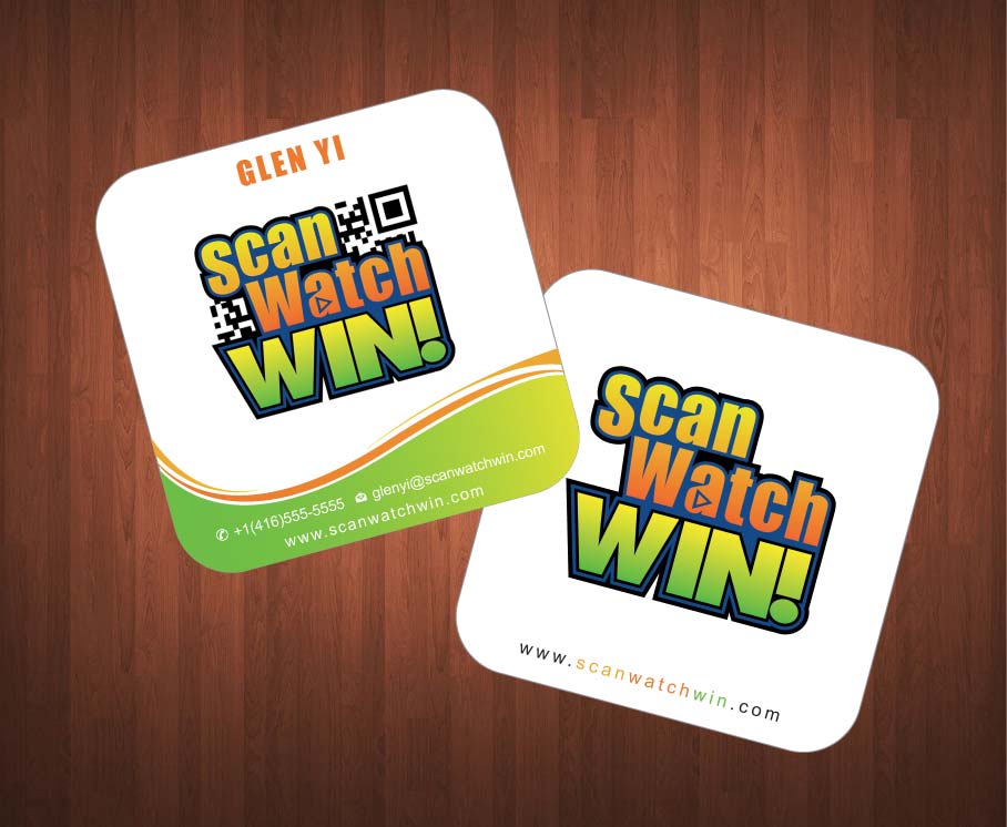 Business Card Design by Sbss for Scan Watch Win! Ltd. | Design #1997160