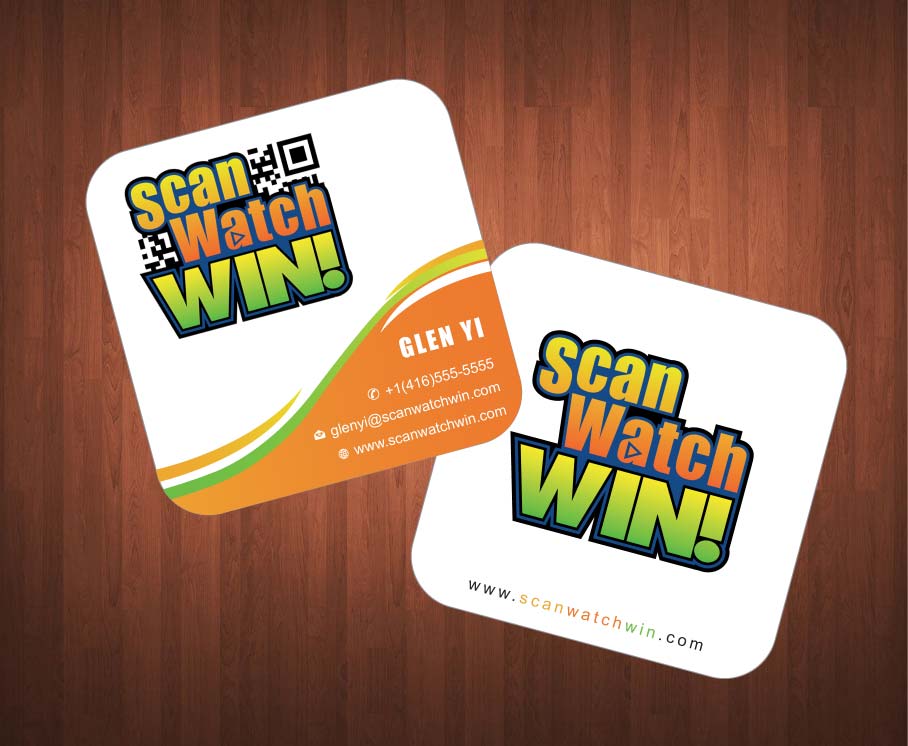Business Card Design by Sbss for Scan Watch Win! Ltd. | Design #1997161