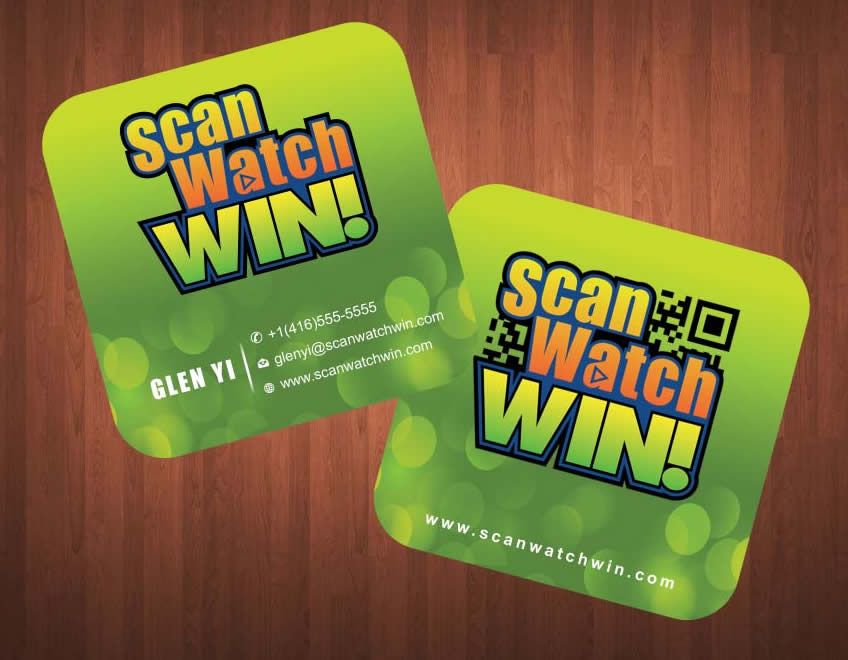 Business Card Design by Sbss for Scan Watch Win! Ltd. | Design #1997229