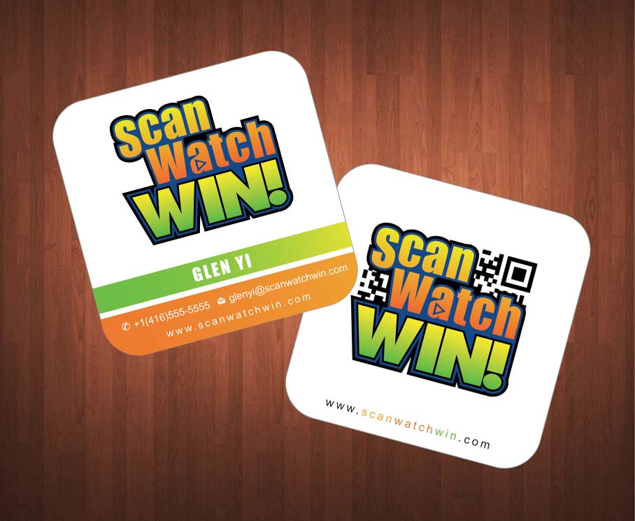 Business Card Design by Sbss for Scan Watch Win! Ltd. | Design #1997233