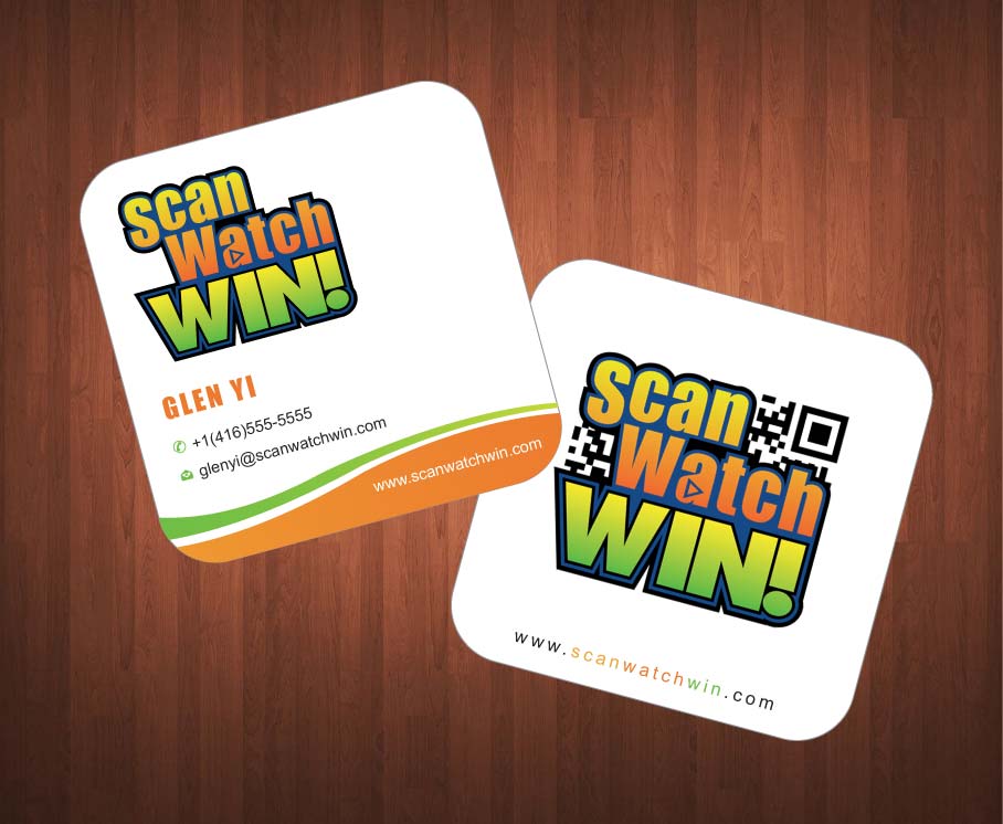 Diseño de Tarjeta de Presentación por Sbss para Scan Watch Win! Ltd. | Diseño #1997237