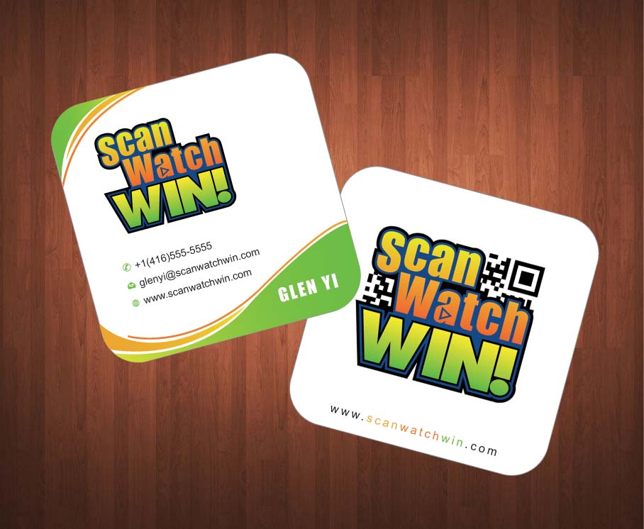 Business Card Design by Sbss for Scan Watch Win! Ltd. | Design #1997242