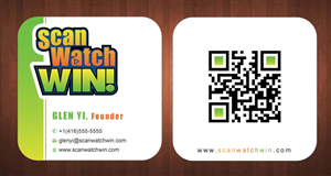 Business Card Design by Sbss for Scan Watch Win! Ltd. | Design: #2049403