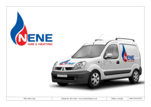 Logo Design by nvisiondesign.co.uk for Nene Gas & Heating  | Design: #9178561