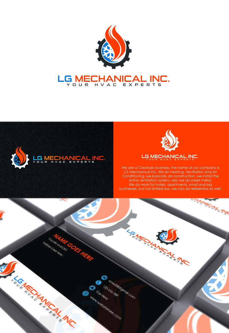 Logo Design by BehindSymbols for LG Mechanical, Inc. | Design #9190560