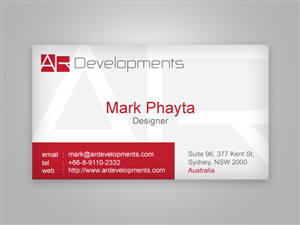 Visitenkarten-Design von markiez für dieses Projekt | Design: #404287