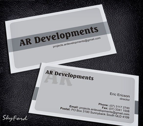 Business Card Design by SKYdesign for this project | Design #409658