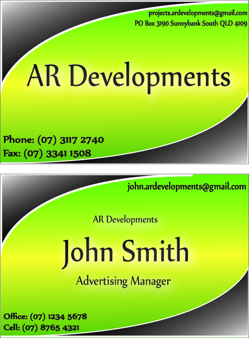 Business Card Design by WeljaIT for this project | Design #415618