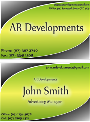 Business Card Design by WeljaIT