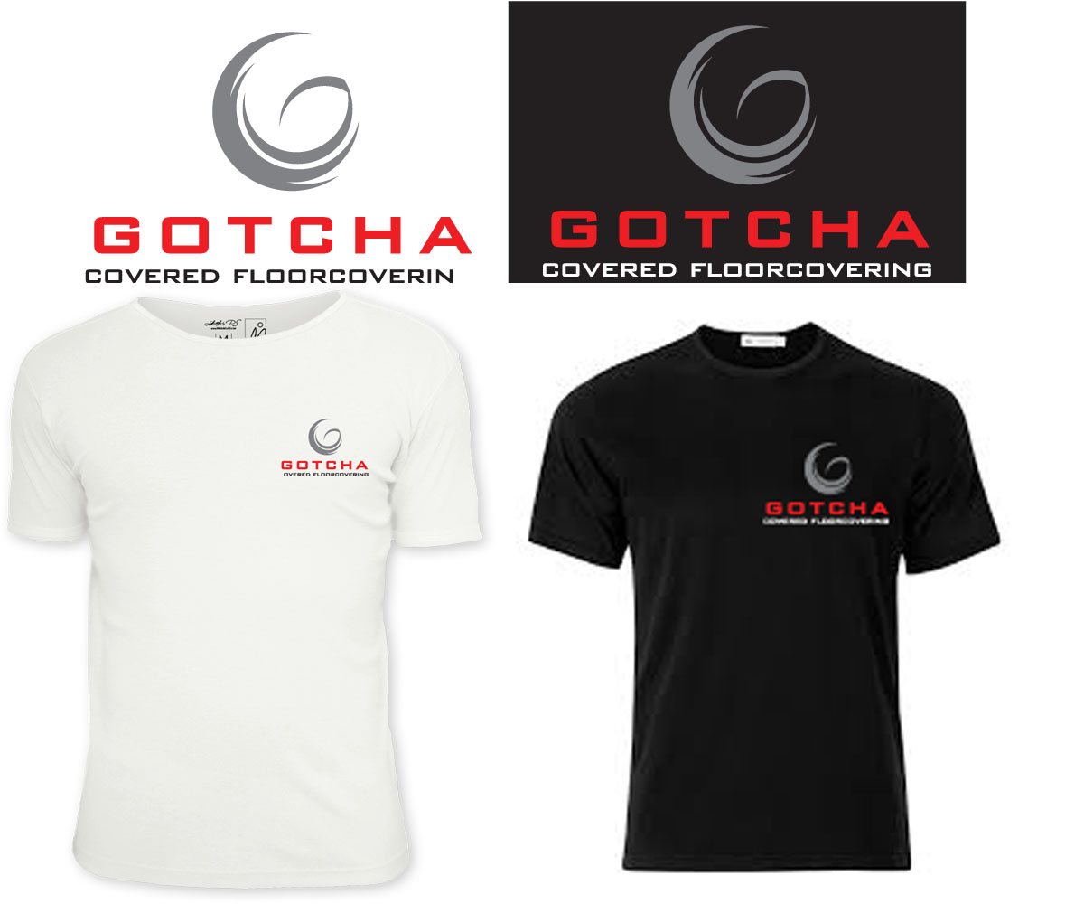 Logo Design by nebullagraphixx for GOTCHA COVERED FLOORCOVERINGS | Design: #9255583